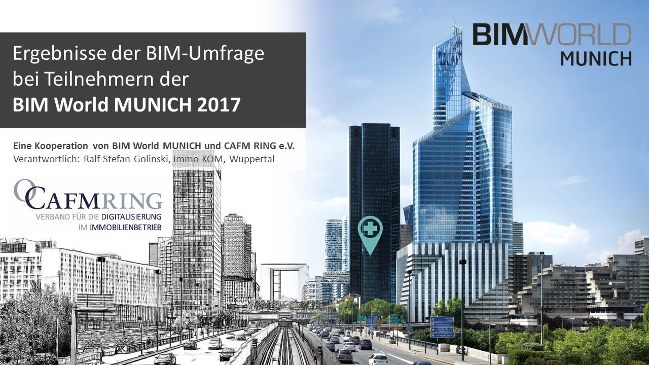 Die 2.BIM-Umfrage fand anlässlich der BIM WORLD Munich statt