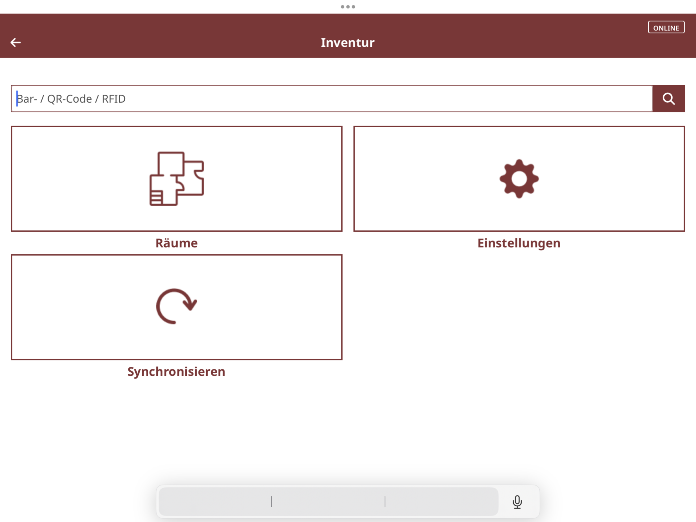 Inventur Software My eTASK App