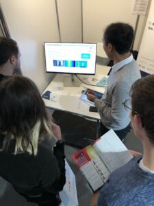 BIMWorld2023 BIMKIT-Stand auf der BIM World 2023 mit Interessenten