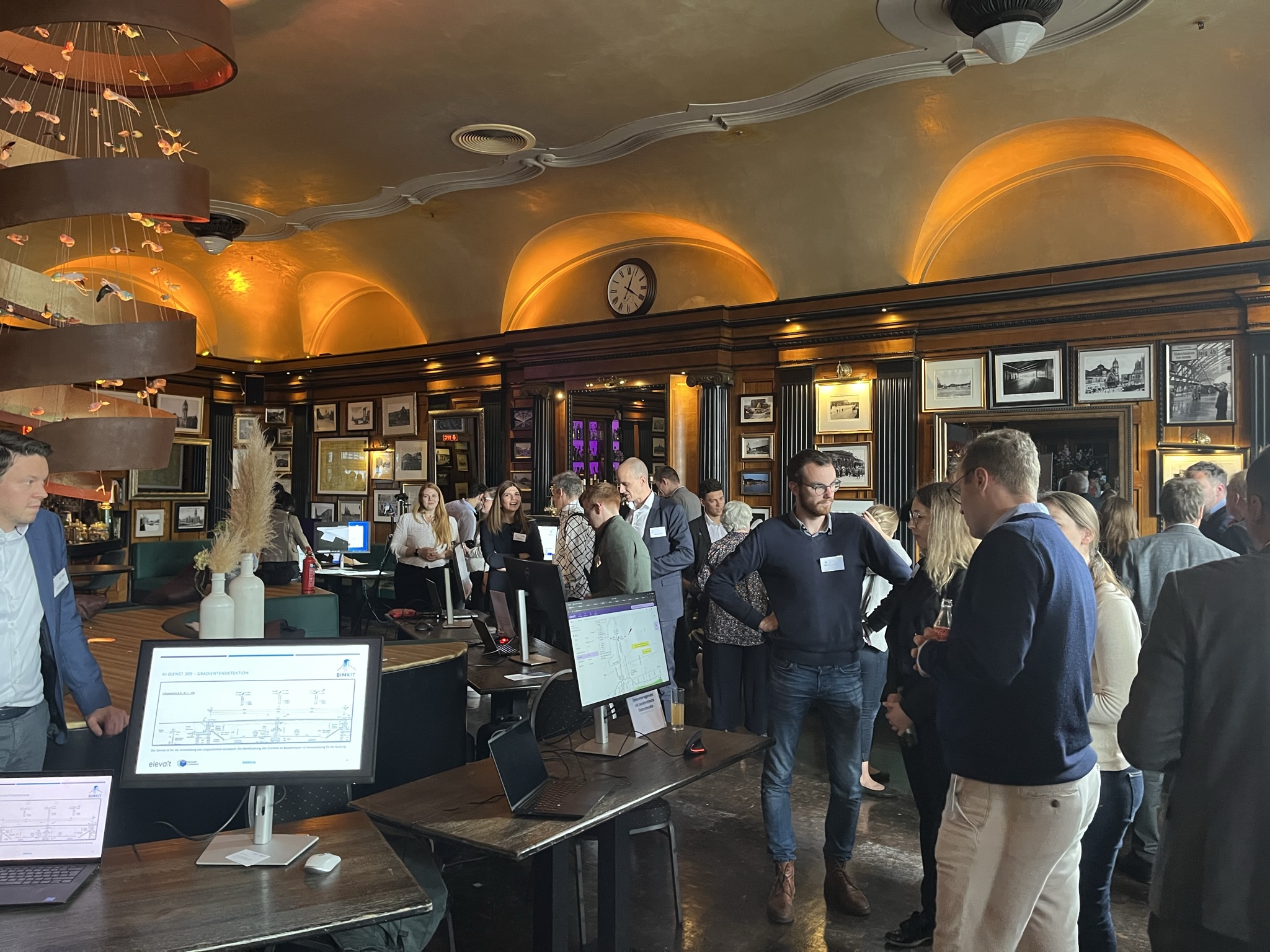Live Demos bei der BIMKIT Abschlussveranstaltung im Alten Wartesaal in Köln