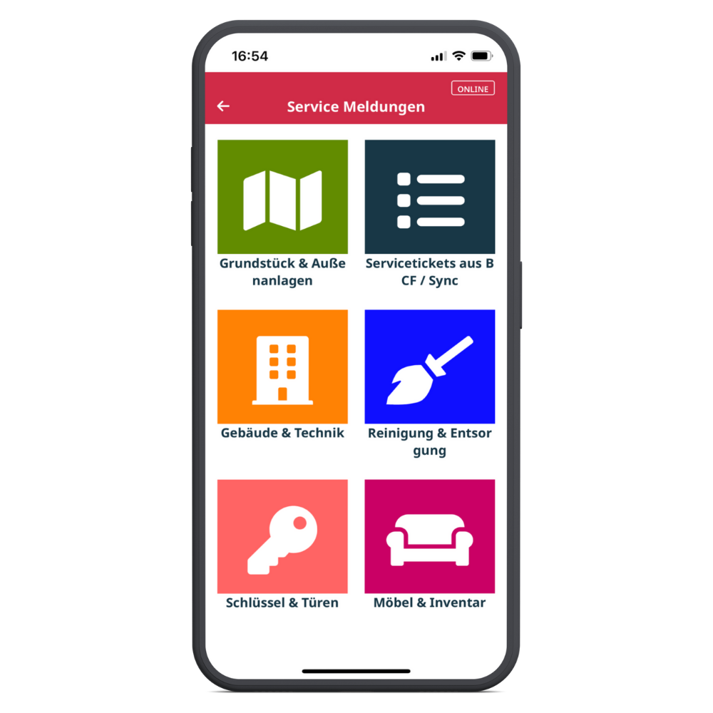 My eTASK App Servicemeldung