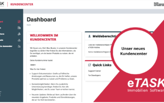 Das neue eTASK Kundencenter