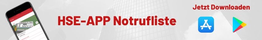 HSE-App Notrufliste