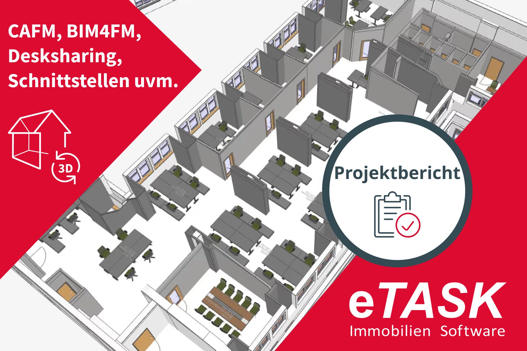 Projektbericht FM-Portal, CAFM, BIM4FM, Desksharing, Schnittstellen