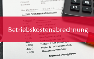 Betriebskostenabrechnung